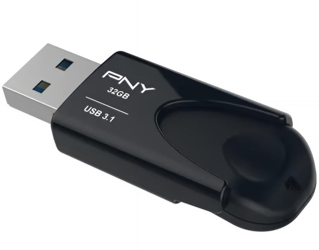 Ekstern lagring USB-A 3.1 PNY Attache 4, 32Gb FD32GATT431KK-EF