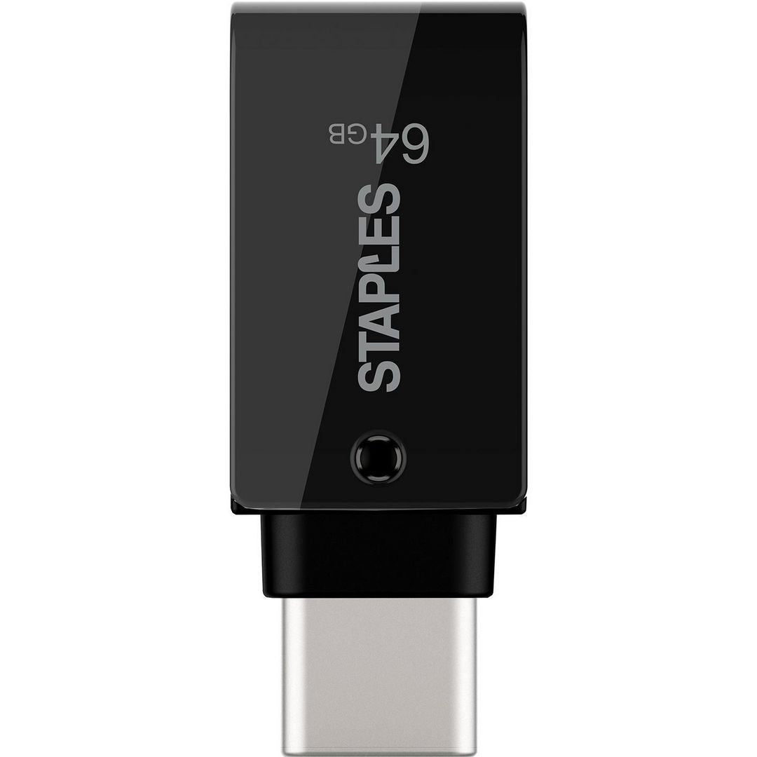 Ekstern Minne USB-A 3.1 / USB-C Staples K23, 64Gb EKMMD64GK233CST