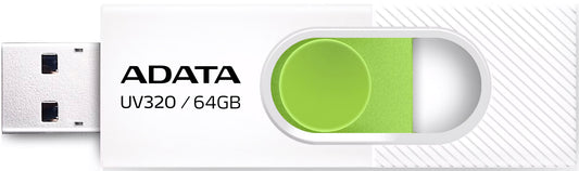 Ekstern Minne USB-A 3.2 Adata UV320, 64Gb AUV320-64G-RWHGN