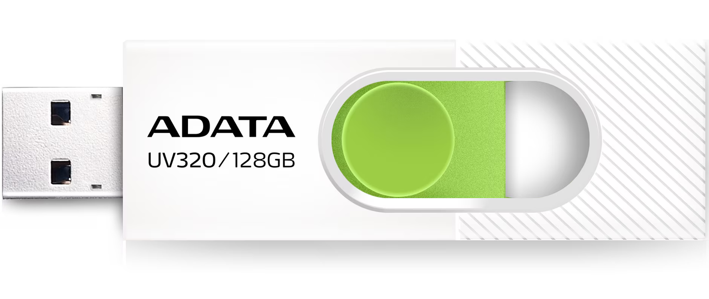 Ekstern lagring USB-A 3.2 Adata UV320, 128Gb AUV320-128G-RWHGN