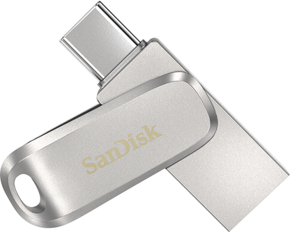 Ekstern lagring USB-A 3.2 / USB-C SanDisk Ultra Luxe Dual Drive, 256Gb SDDDC4-256G-G46