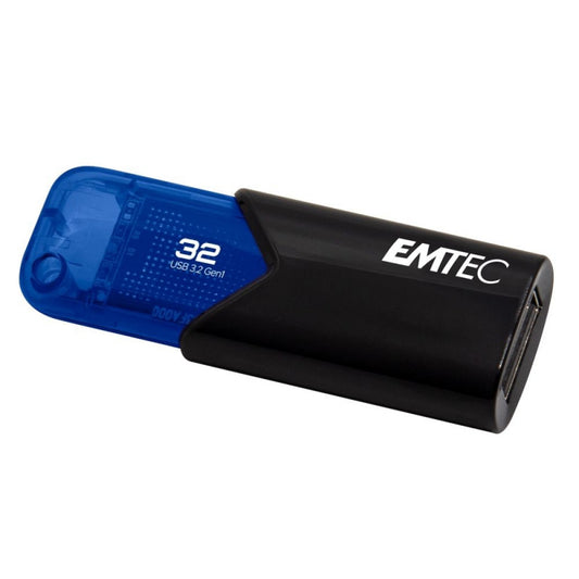 Ekstern Minne USB-A 3.2 Emtec B110 Click Easy, 32Gb ECMMD32GB11