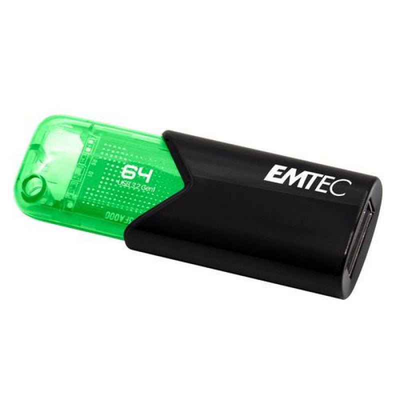 Ekstern lagring USB-A 3.2 Emtec B110 Click Easy, 64Gb ECMMD64GB113