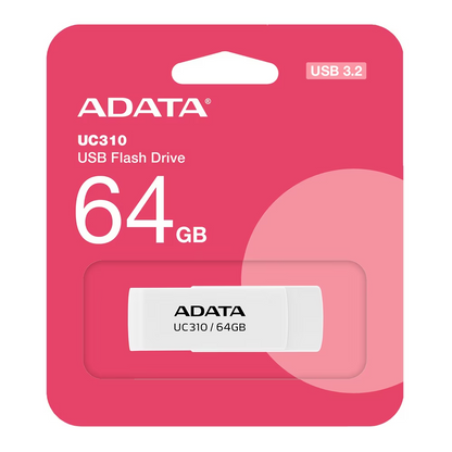 Ekstern Minne USB-A 3.2 Adata UC310, 64Gb UC310-64G-RWH