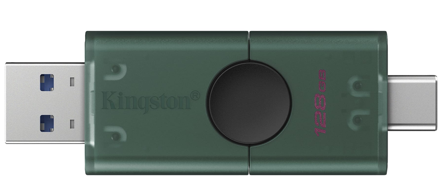 Ekstern lagring USB-A 3.2 / USB-C Kingston Duo, 128Gb DTDEG2/128GB