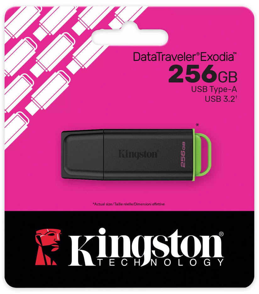 Ekstern minne USB-A 3.2 Kingston DT Exodia, 256Gb DTXG2/256GB