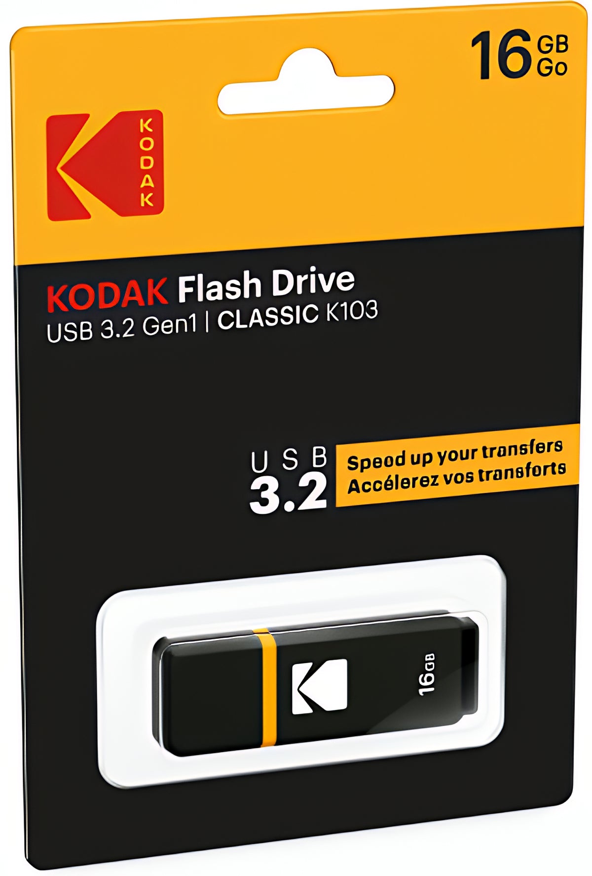 Ekstern USB-A 3.2-minne Kodak K103, 32Gb EKMMD32GK103