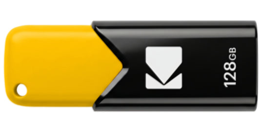 Ekstern lagring USB-A 3.2 Kodak B110S Click Easy, 128Gb EKMMD128GB113S