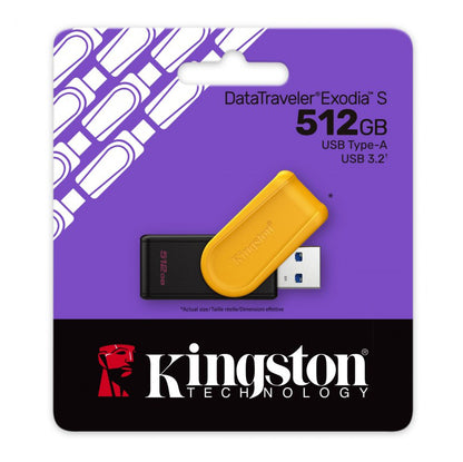 Ekstern USB-A 3.2-minne Kingston DT Exodia S, 512Gb DTXS/512GB