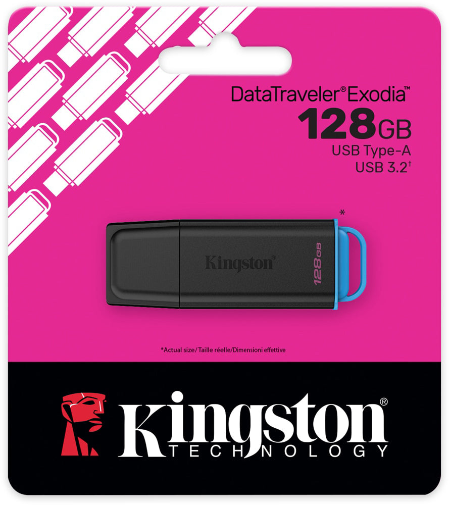 Ekstern minne USB-A 3.2 Kingston DT Exodia, 128Gb DTXG2/128GB