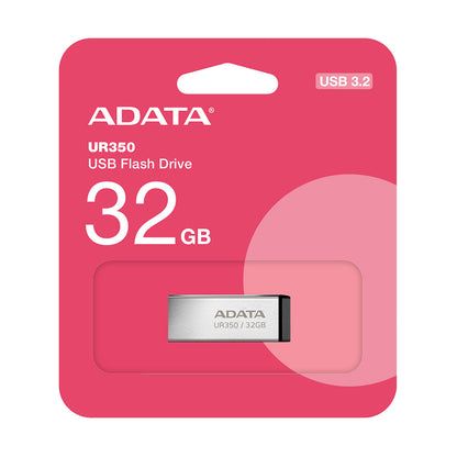 Ekstern USB-A 3.2-minne Adata UR350, 32 GB UR350-32G-RSR/BK