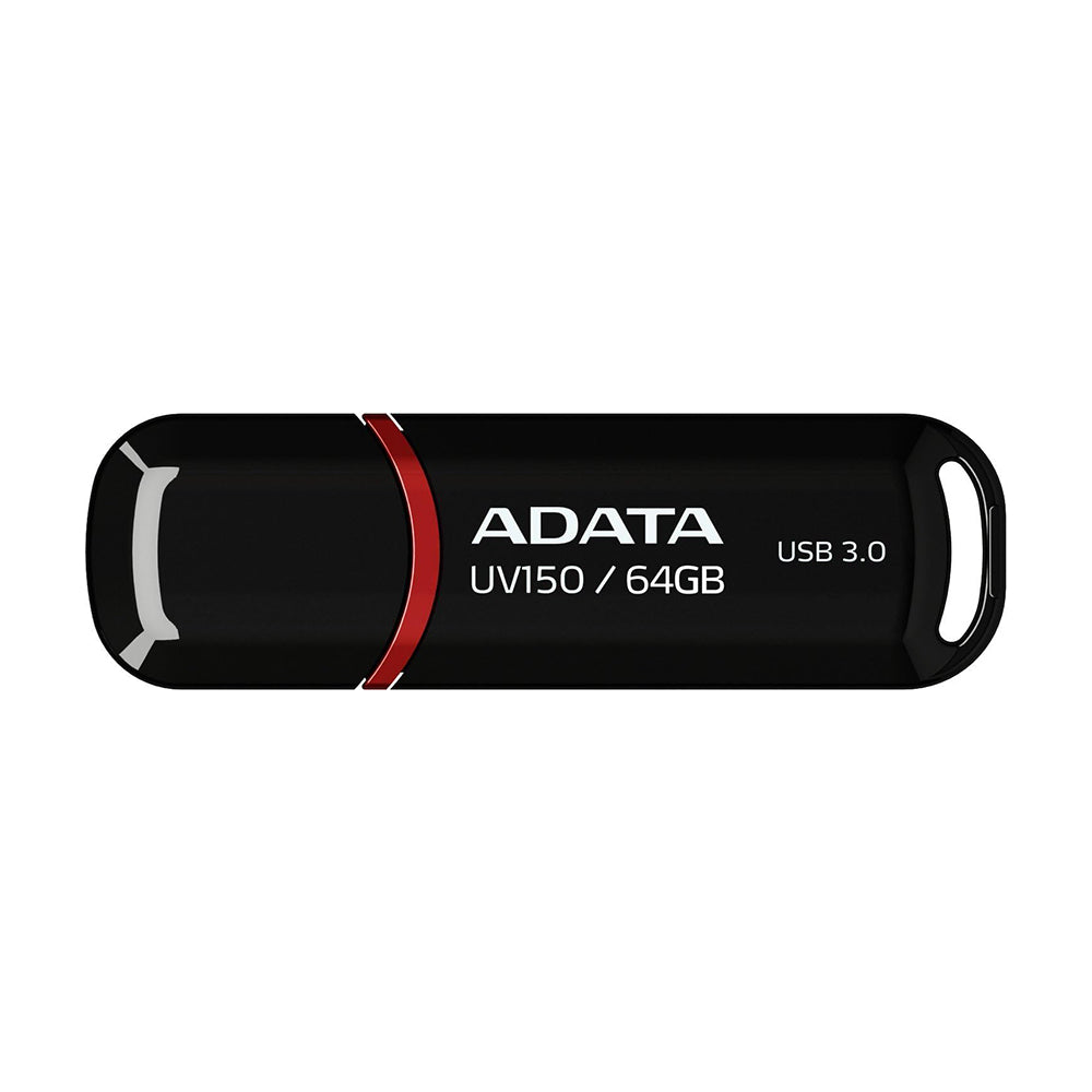 Ekstern USB-A 3.2-minne Adata UV150, 64 GB AUV150-64G-RBK