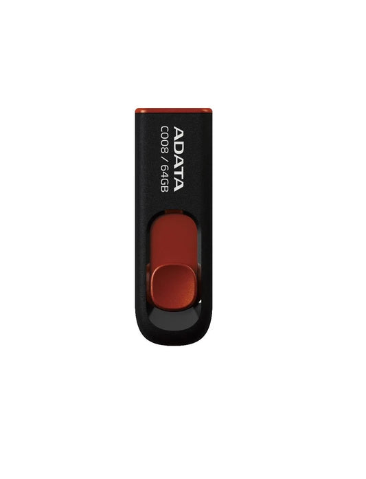 Ekstern USB-A-minne Adata C008, 64Gb AC008-64G-RKD