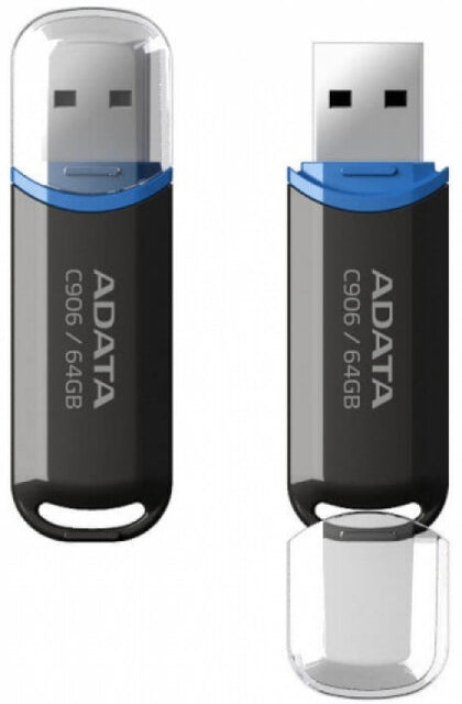 Ekstern Minne USB-A Adata C906, 64Gb AC906-64G-RBK