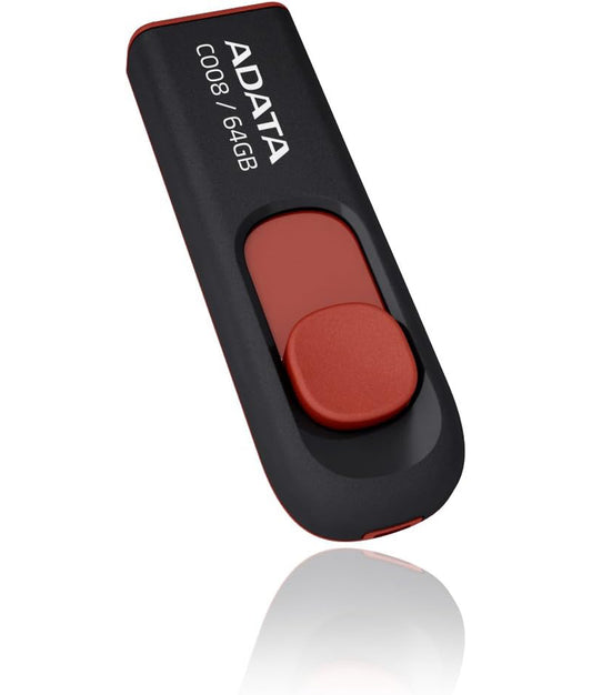 Ekstern USB-A-minne Adata C008, 64Gb AC008-64G-RKD