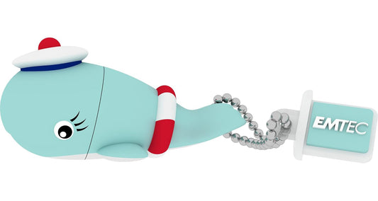 Ekstern USB-A-minne Emtec M337 Whale, 16Gb ECMMD16GM337