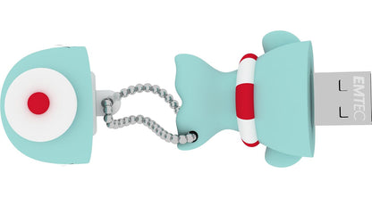 Ekstern USB-A-minne Emtec M337 Whale, 16Gb ECMMD16GM337