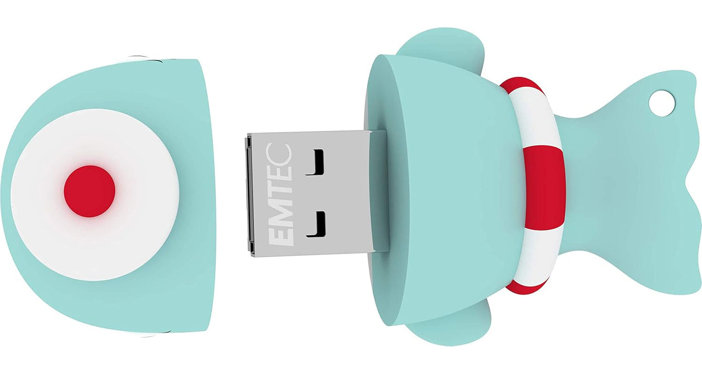 Ekstern USB-A-minne Emtec M337 Whale, 16Gb ECMMD16GM337