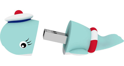 Ekstern USB-A-minne Emtec M337 Whale, 16Gb ECMMD16GM337