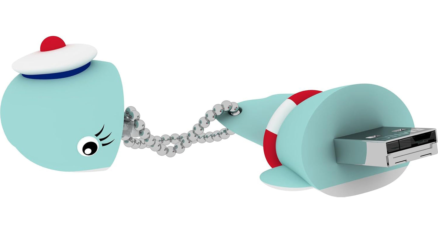 Ekstern USB-A-minne Emtec M337 Whale, 16Gb ECMMD16GM337