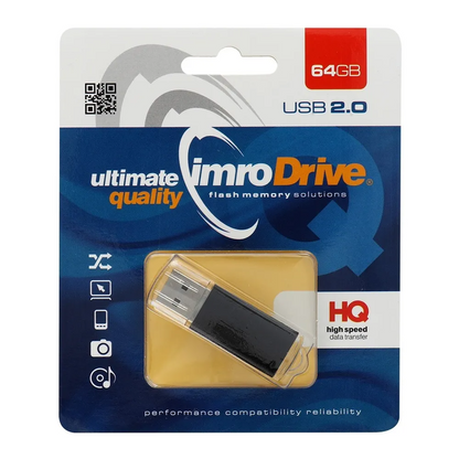 Ekstern USB-A-minne Imro, 64Gb