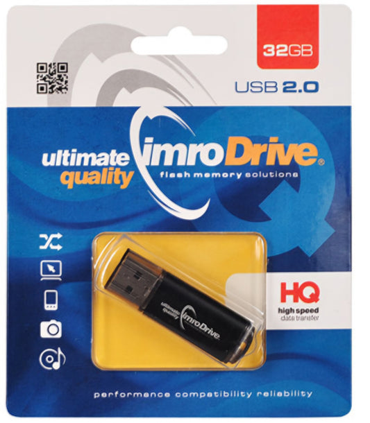 Ekstern USB-A-minne Imro, 32GB