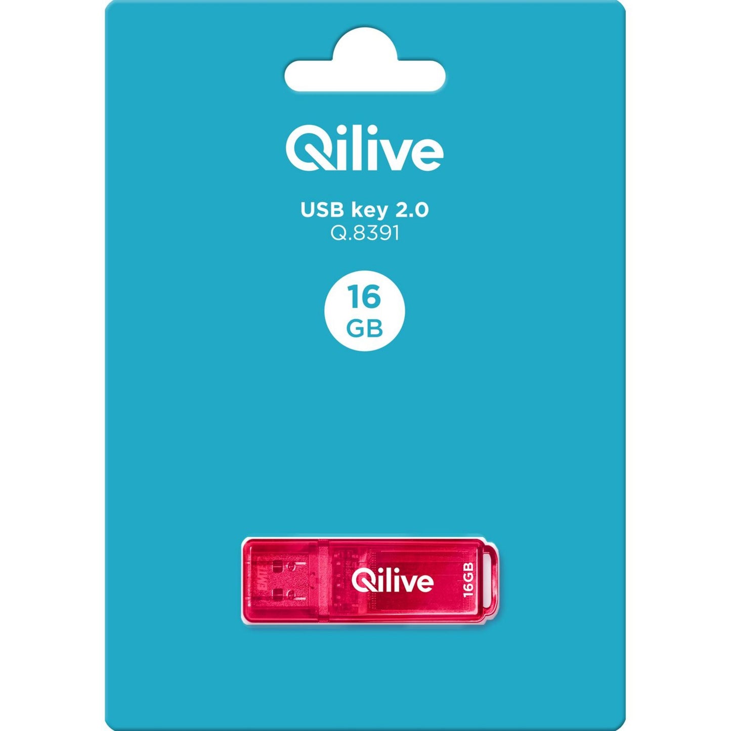 Ekstern USB-A-minne Qilive Q.8391, 16Gb EKMMD16GK102QL