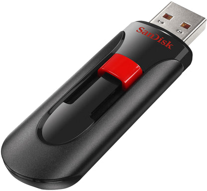 Ekstern USB-A-minne SanDisk Cruzer Glide, 64Gb SDCZ60-064G-B35