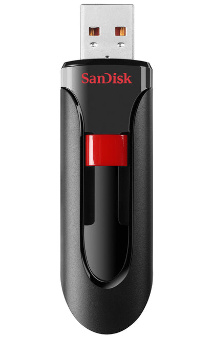 Ekstern USB-A-minne SanDisk Cruzer Glide, 64Gb SDCZ60-064G-B35