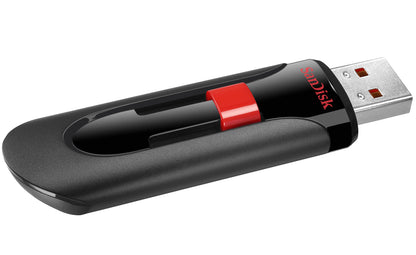 Ekstern USB-A-minne SanDisk Cruzer Glide, 64Gb SDCZ60-064G-B35