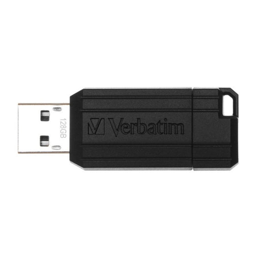 Ekstern Minne USB-A Verbatim PenDrive Pinstripe, 128Gb