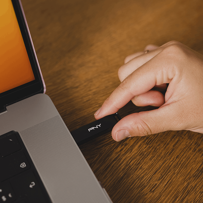 Ekstern USB-C-minne PNY Elite X, 64GB P-FDI64GELTXC-GE