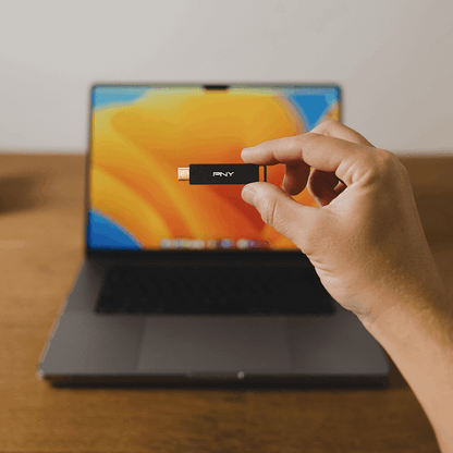 Ekstern USB-C-minne PNY Elite X, 64GB P-FDI64GELTXC-GE
