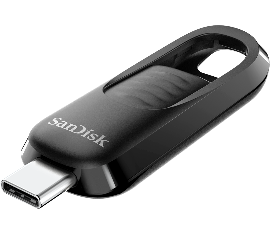 Ekstern USB-C-minne SanDisk Ultra Slider, 64Gb SDCZ480-064G-G46