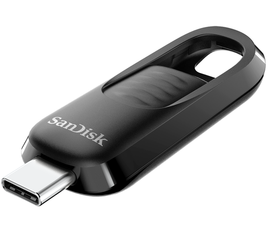 Ekstern USB-C-minne SanDisk Ultra Slider, 256GB SDCZ480-256G-G46