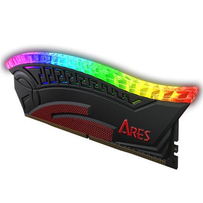 RAM-minne Dato Ares Armor, DDR4, RGB, 8GB, 3200Mhz, CL16, Svart