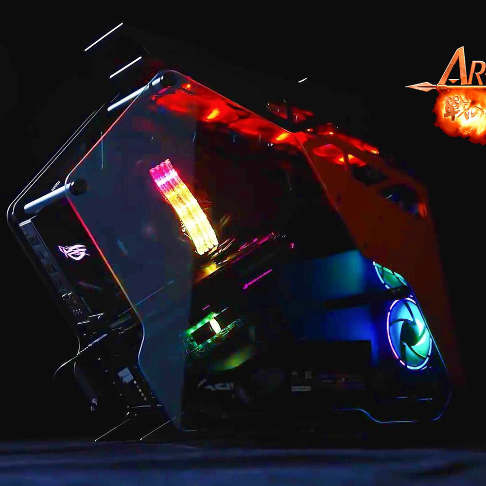 RAM-minne Dato Ares Armor, DDR4, RGB, 8GB, 3200Mhz, CL16, Svart