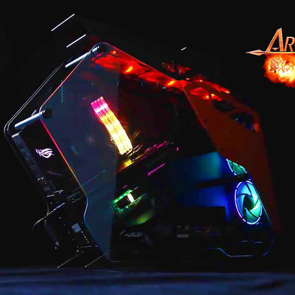 RAM-minne Dato Ares Armor, DDR4, RGB, 8GB, 3600Mhz, CL18, Svart AMRGB1G88G36K