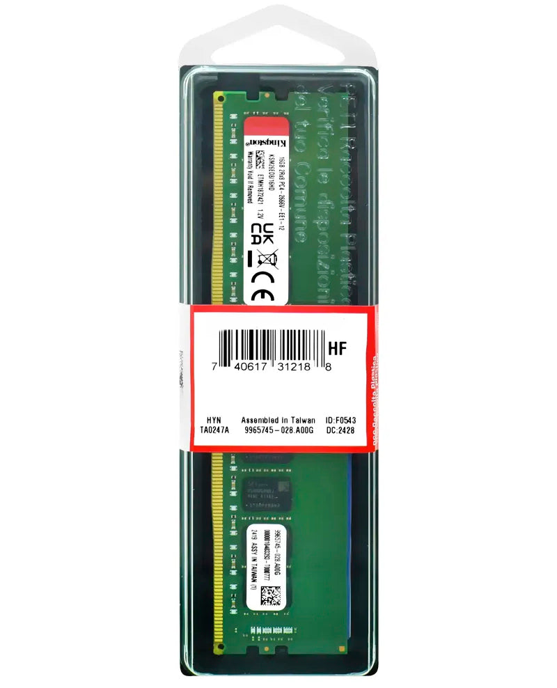 Kingston ValueRAM RAM-minne, DDR5, 8GB, 5600MHz KVR56U46BS6-8