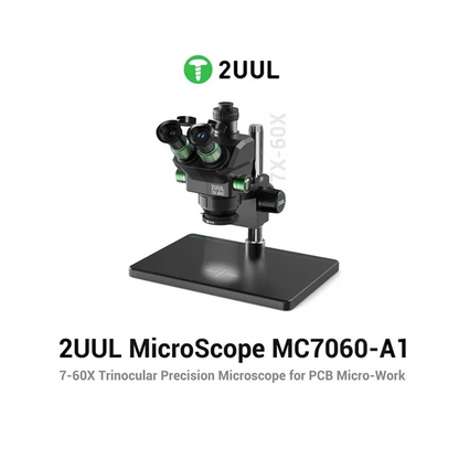 Mikroskop 2UUL MC7060-A1, Svart
