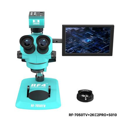 Mikroskop med skjerm og kamera RF4 RF-7050TV + 2KC2PRO + S010