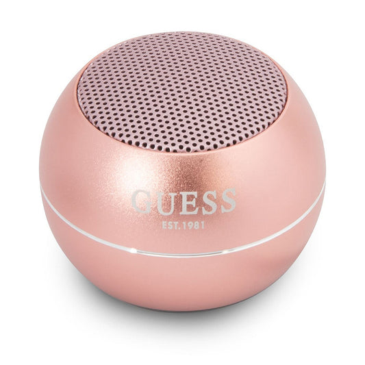 Bærbar Bluetooth-høyttaler Guess, 3W, Rosa