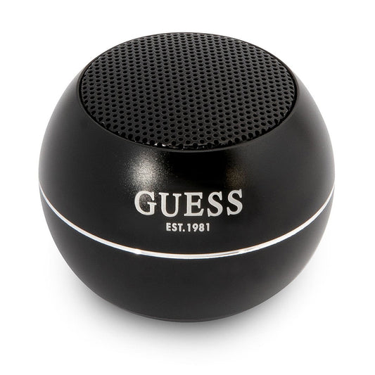 Bærbar Bluetooth-høyttaler Guess, 3W, Svart