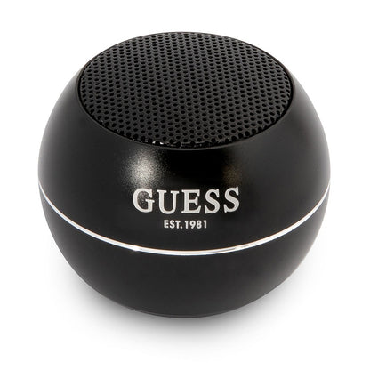 Bærbar Bluetooth-høyttaler Guess, 3W, Svart