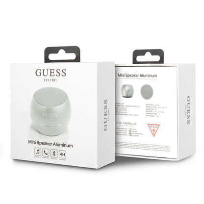 Bærbar Bluetooth-høyttaler Guess, 3W, Sølv