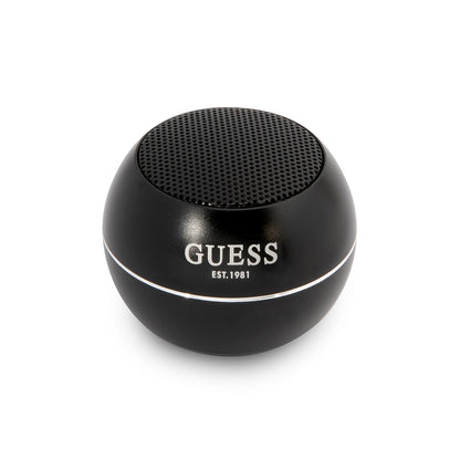 Bærbar Bluetooth-høyttaler Guess, 3W, Svart