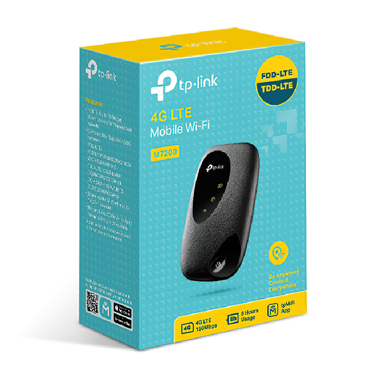 Trådløs ruter TP-LINK M7200, LTE(4G), svart