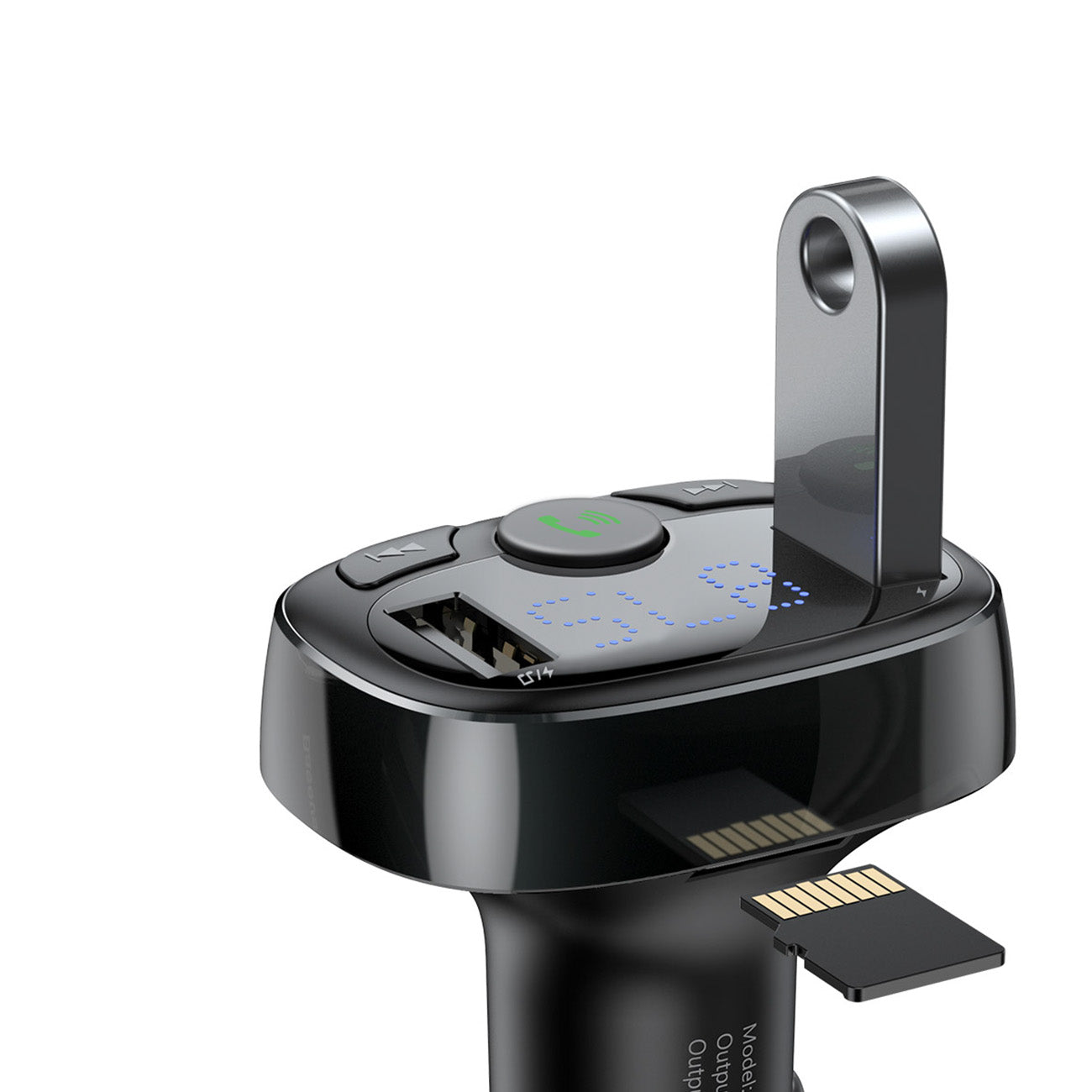 FM-modulator Bluetooth Baseus S-09A, 2 x USB-A - 1 x microSD 
