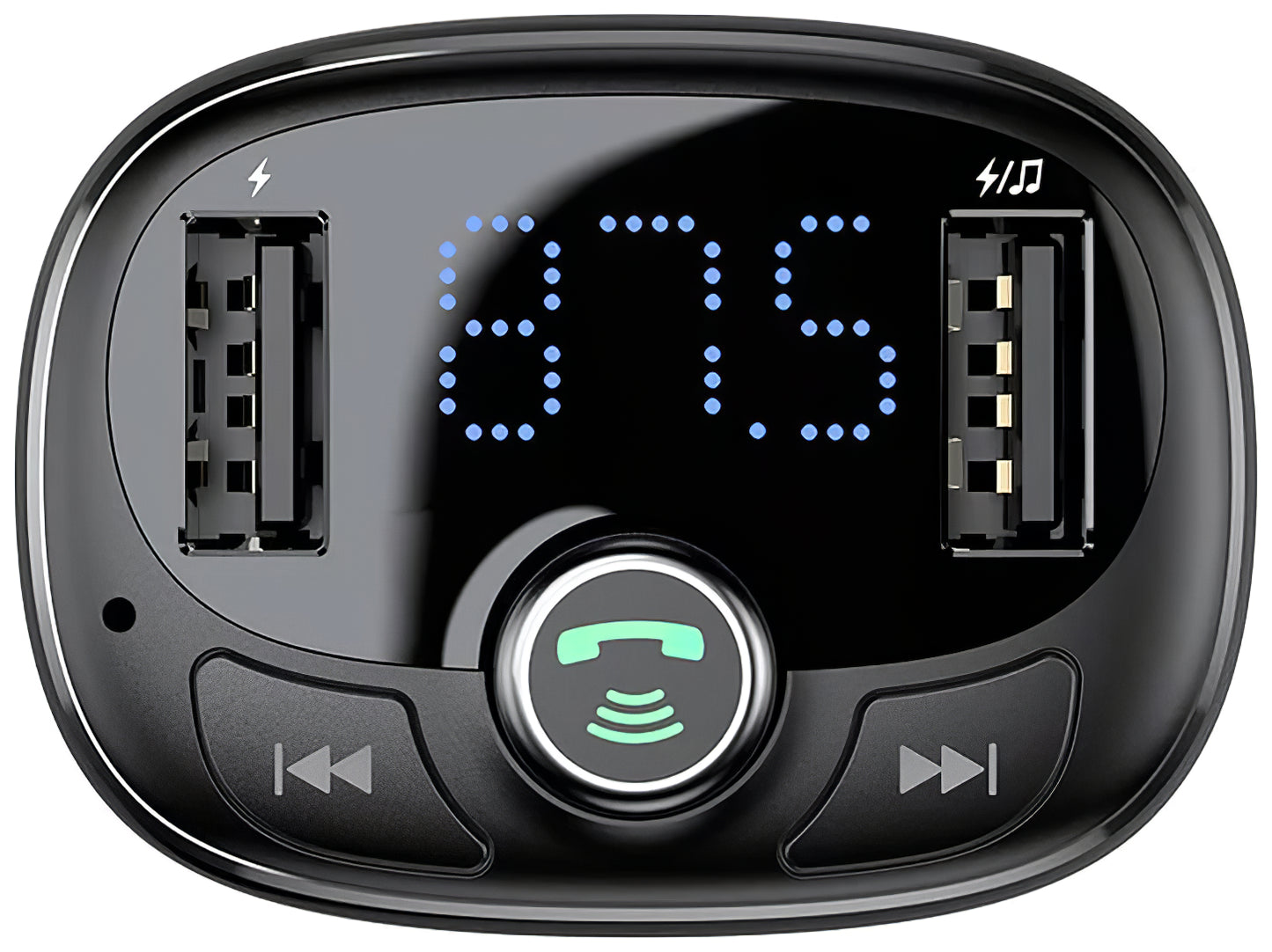 Bluetooth FM-modulator Baseus S-09, 2 x USB-A - 1 x microSD 