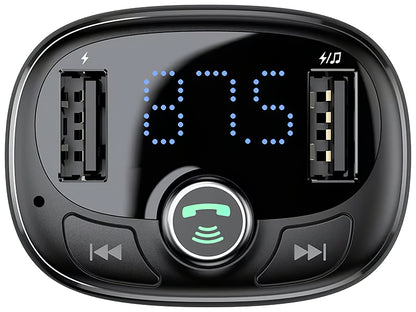 Bluetooth FM-modulator Baseus S-09, 2 x USB-A - 1 x microSD 